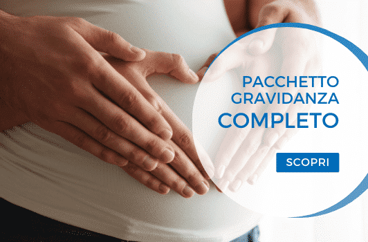 coppia accarezza pancione con gravidanza in sicurezza Pacchetto Gravidanza Completo centro ginecologico pacchetti
