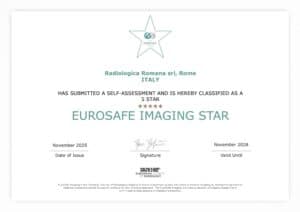 certificazione EuroSafe Imaging a 5 stelle